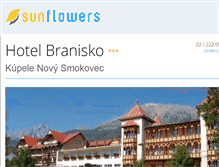 Tablet Screenshot of hotel-branisko-novy-smokovec.com